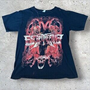 Vintage Escape The Fate The Dead Masquerade Concert Tour Shirt Medium Black